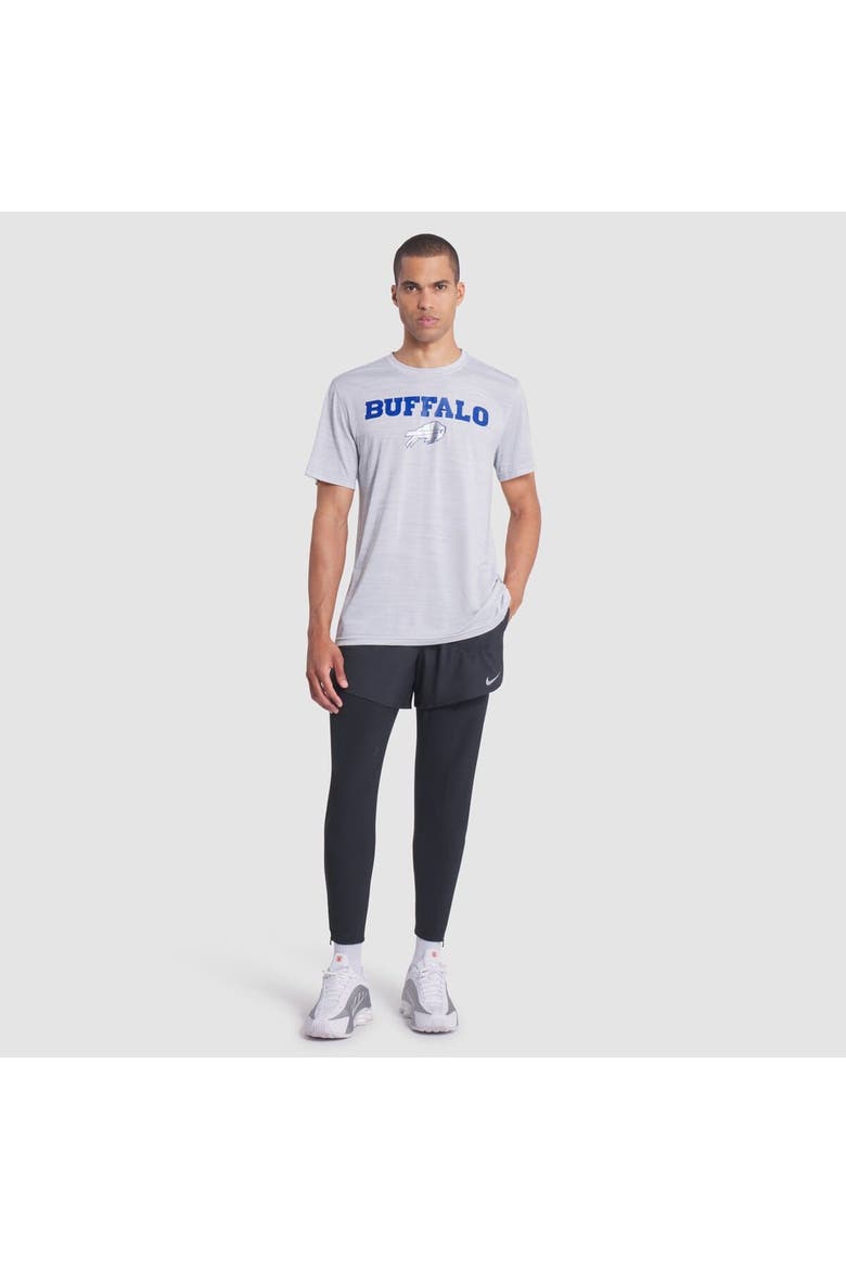 Men's Nike White Buffalo Bills 2025 Rivalries Collection Sideline Velocity Dri-FIT T-Shirt, Alternate, color, White