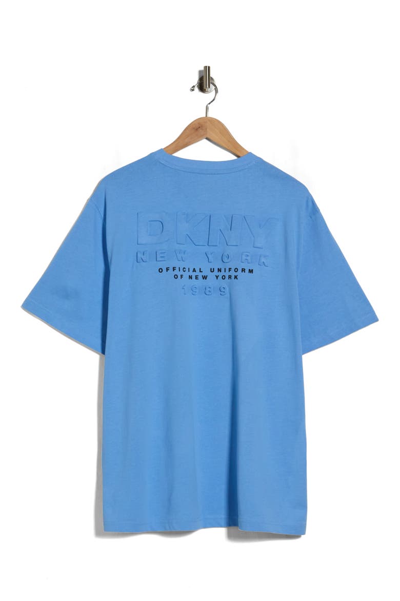 Biggie Embossed T-Shirt, Alternate, color, DELIA BLUE