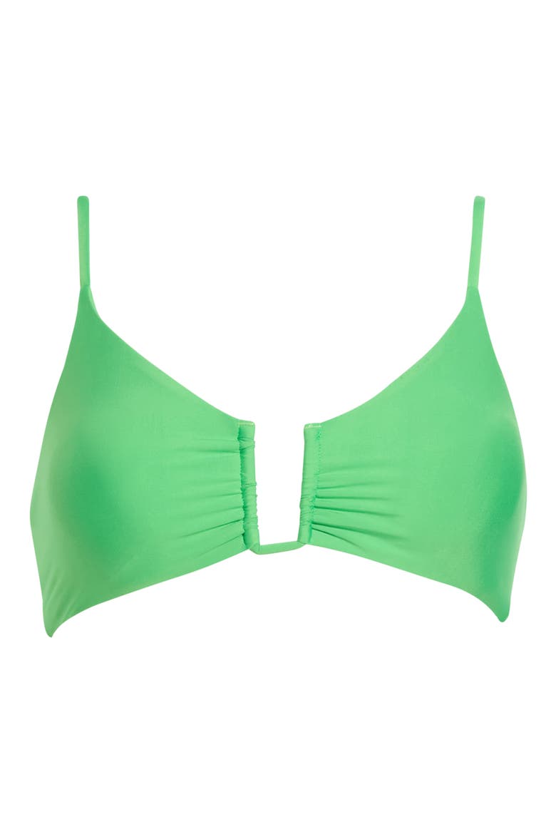 Bia U-Wire Bikini Top, Main, color, GREEN