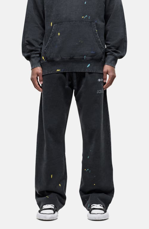 Good For Nothing Nevada Black Paint Baggy Jogger In Black
