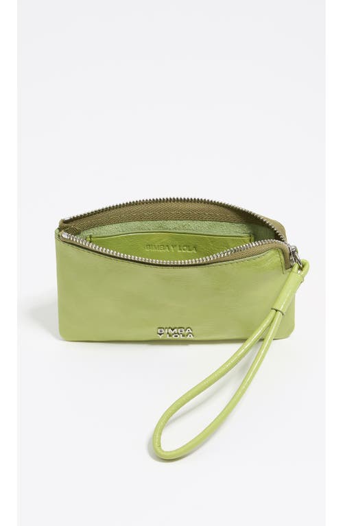 Bimba Y Lola Small Leather Coin Purse In Green