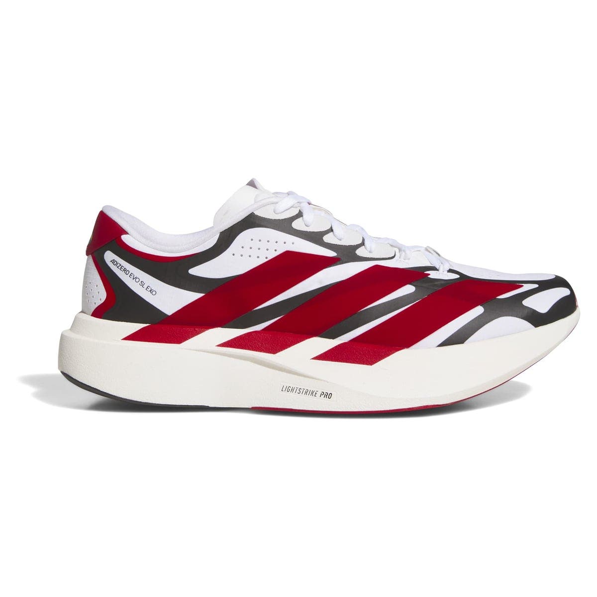 Unisex adidas  White Louisville Cardinals Adizero EVO SL EXO Sneakers, Alternate, color, White