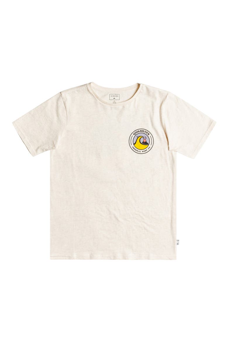 Kids' Closed Bubble Organic Cotton Graphic Tee, Main, color, ANTIQUE WHITE HEATHER