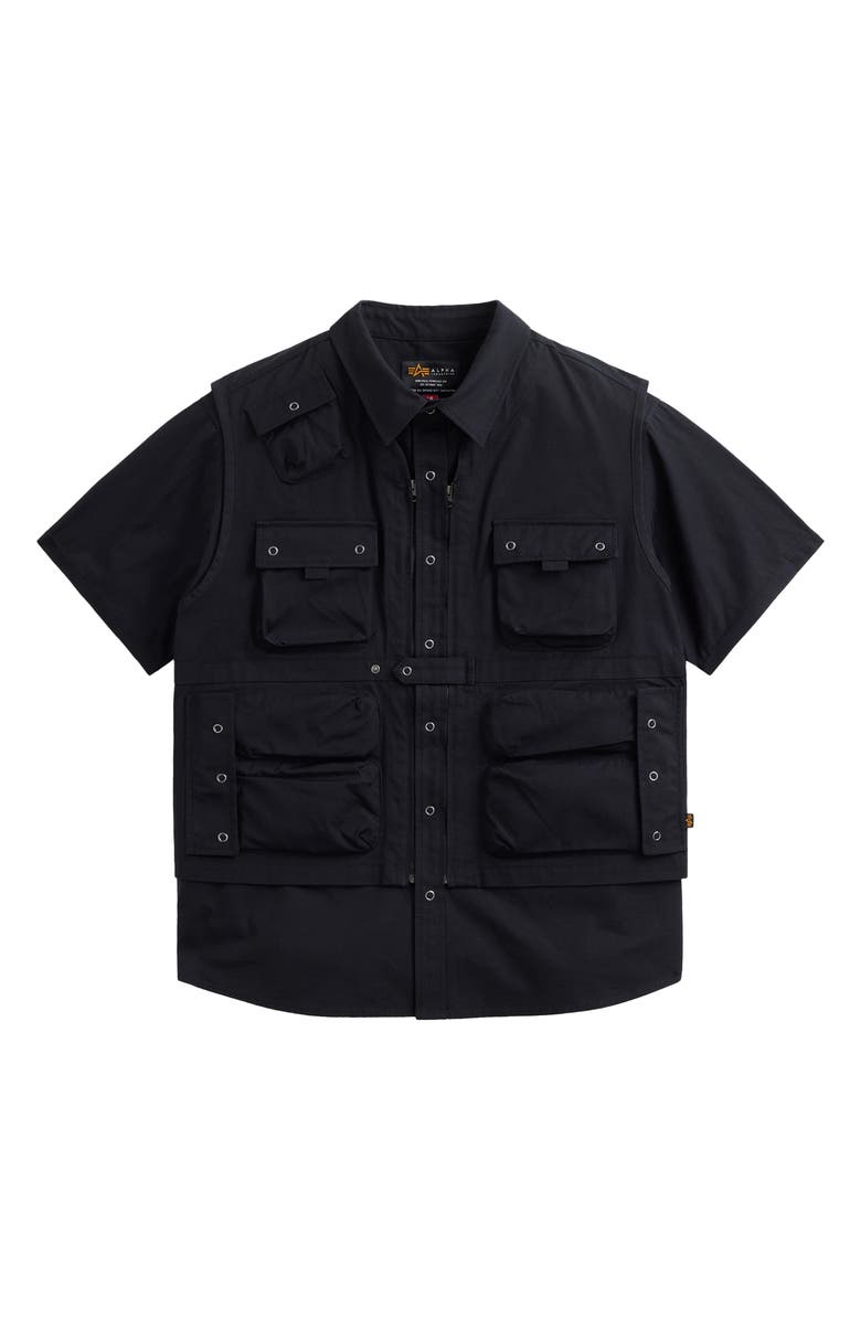 Alpha Industries C-1 Mod Convertible Shirt Jacket, Alternate, color,