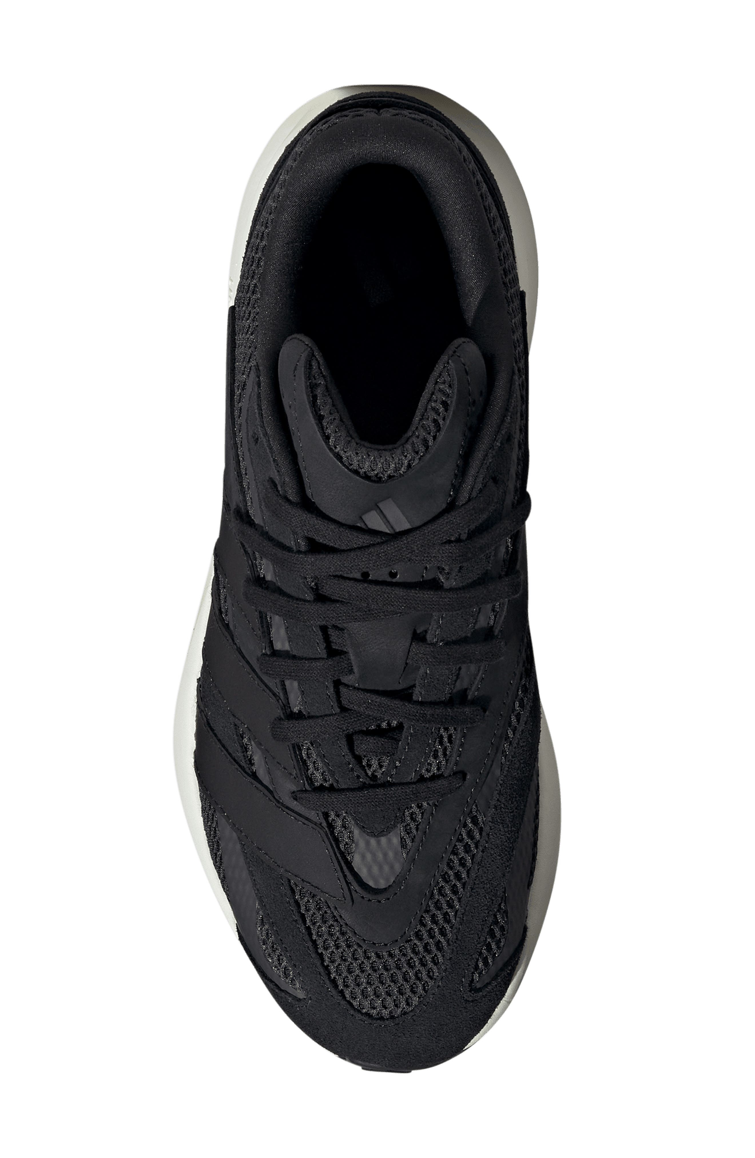 adidas Lightblaze Sneaker, Alternate, color, Black/ Core Black/ Off White