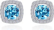 Lafonn Cushion Halo Stud Earrings