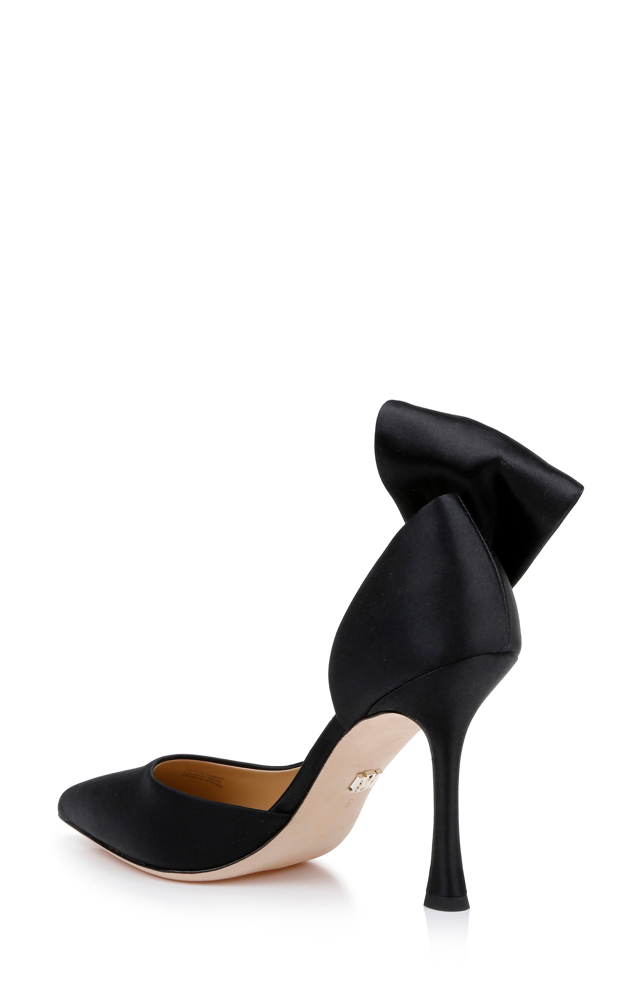 Badgley Mischka Collection Alejandra Pointed Toe Half D'Orsay Pump, Alternate, color, 