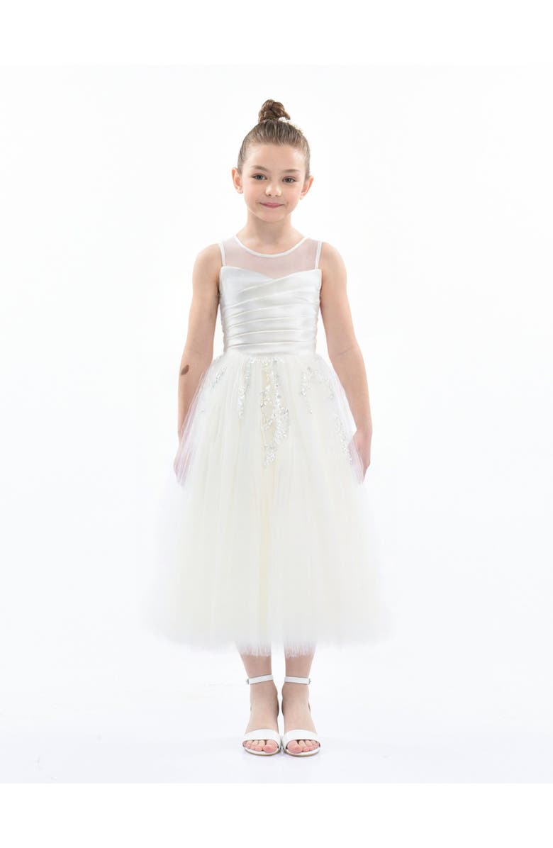 Tulleen Vivian Dress, Alternate, color, White