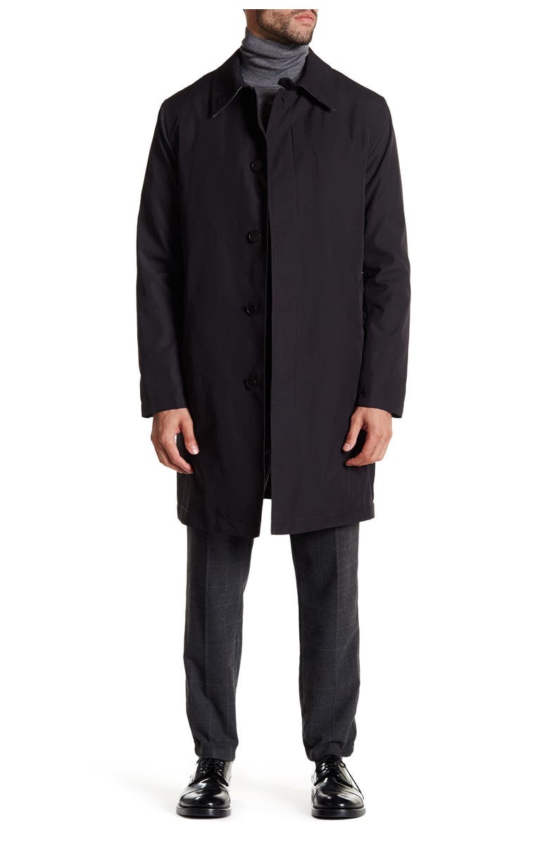 Cole Haan Solid Trench Rain Coat, Main, color,
