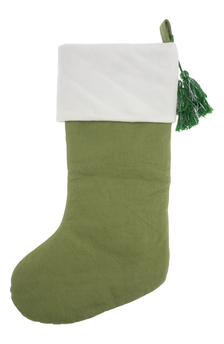 Stephen Joseph Embroidered Holiday Stocking, Alternate, color, Green Snowman