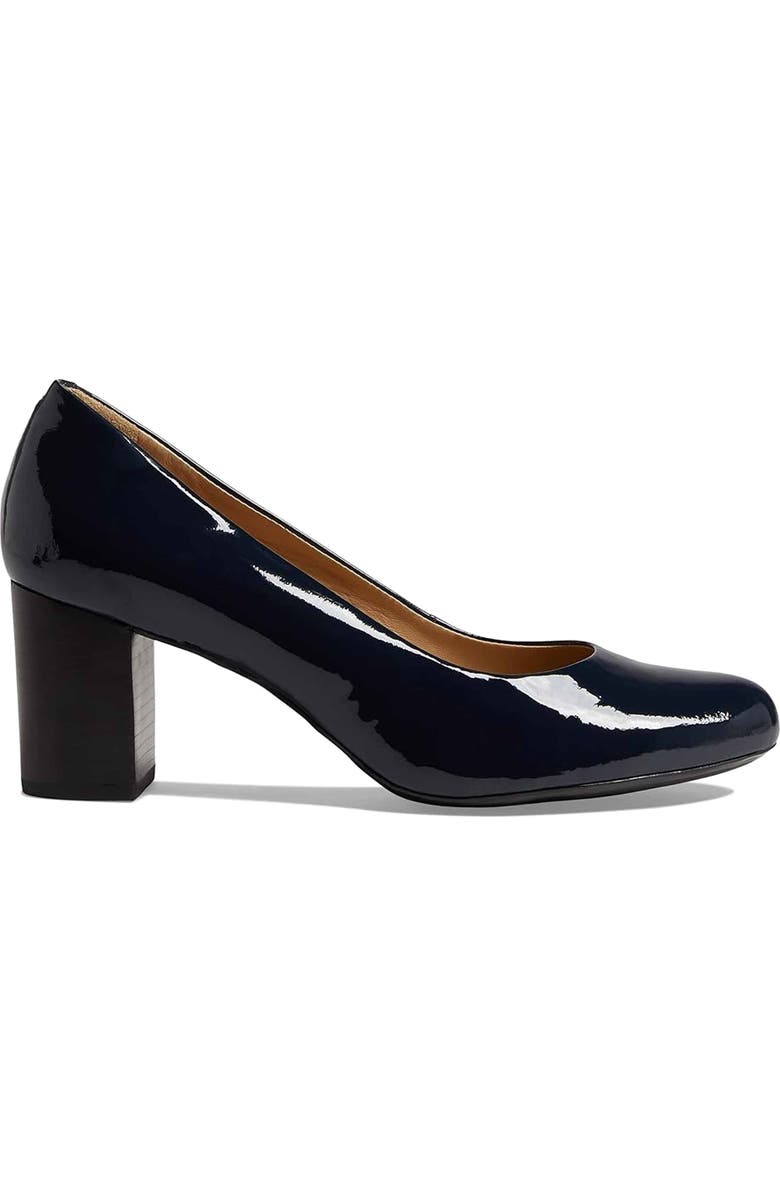 Marc Joseph New York Midtown Pump, Alternate, color, Navy Patent