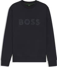 BOSS Salbo Tonal Logo Crewneck Sweatshirt