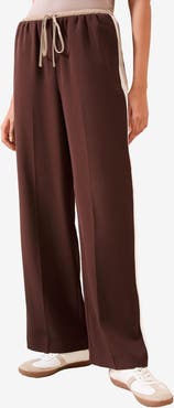Friends Like These Side Stripe Drawstring Wide Leg Pants