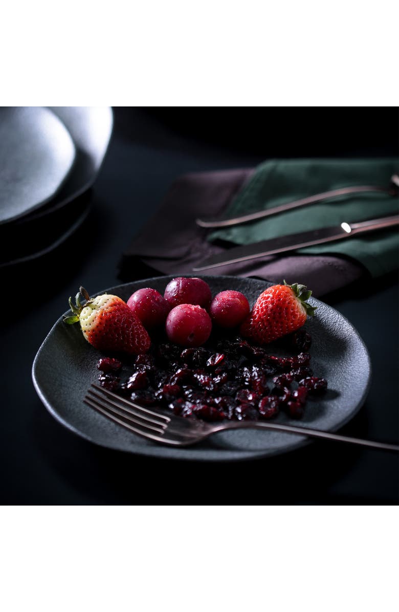 Porto Brasil Dessert Plate Set of 6, Alternate, color, Organic Chromium