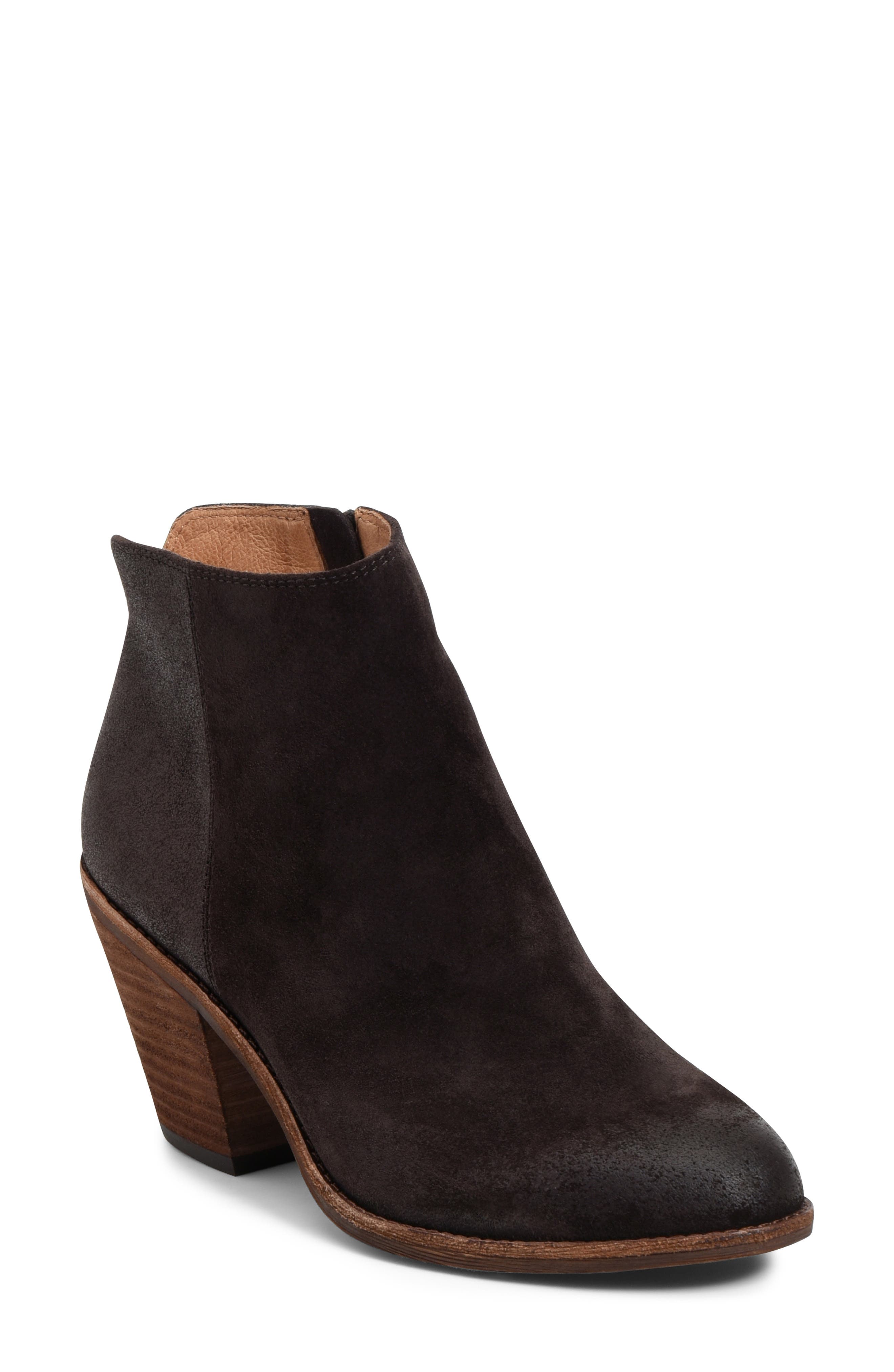Tilton Bootie, Main, color, DARK BROWN/ ESPRESSO SUEDE