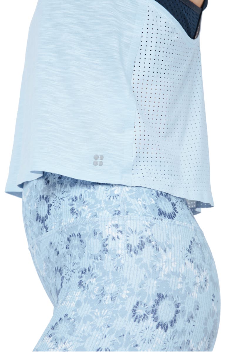 Sweaty Betty Breeze Crop Racerback Performance Tank, Alternate, color, 