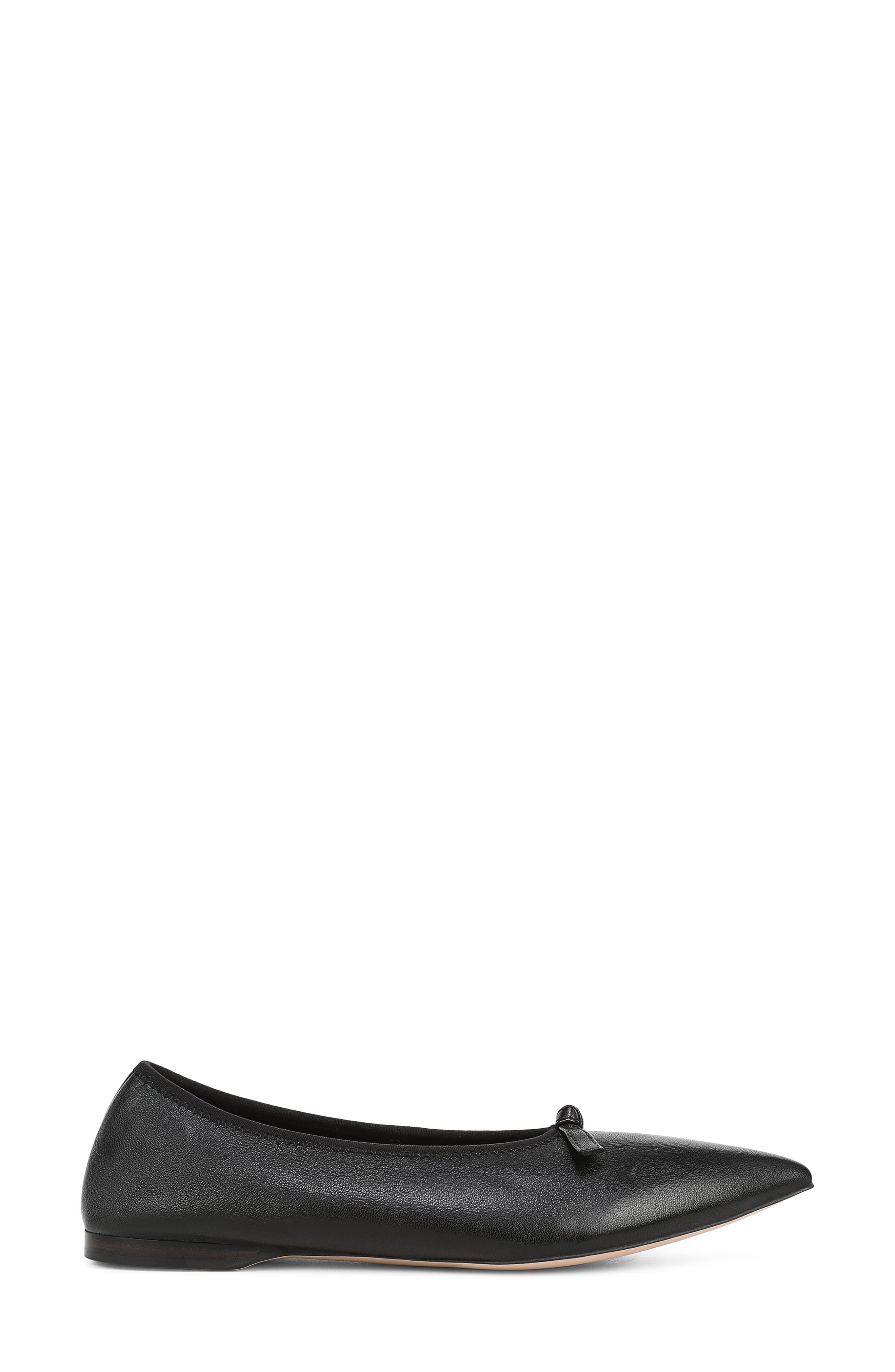 Favorite Daughter Leah Pointed Toe Flat, Alternate, color, Black