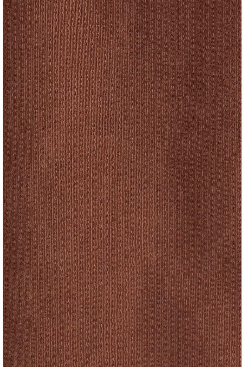 Miller CPO Luxe Seersucker Corduroy Button-Up Shirt, Alternate, color, WOOD BROWN