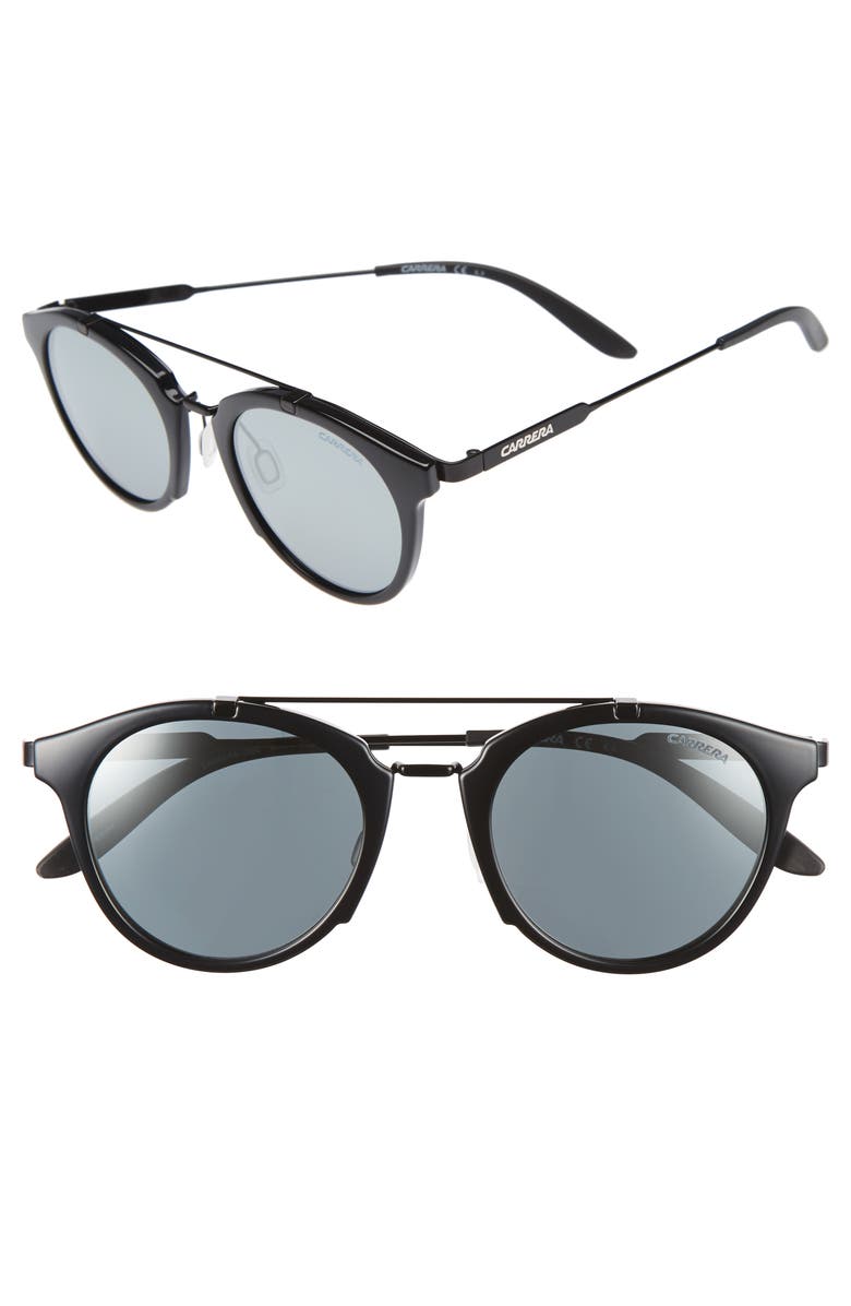 Carrera Eyewear Retro 49mm Sunglasses, Main, color, 