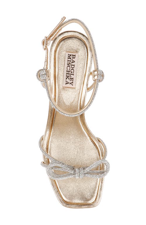 BADGLEY MISCHKA BADGLEY MISCHKA COLLECTION DANDELION ANKLE STRAP SANDAL 