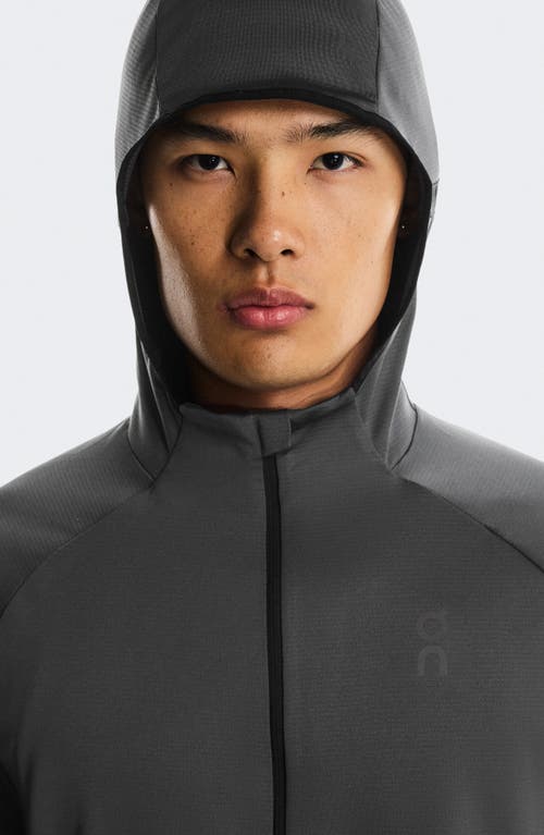 On Climate Zip Hoodie In Gray