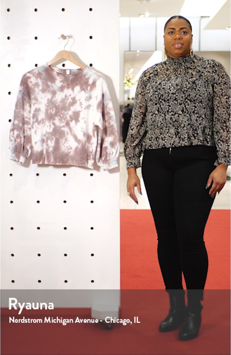 Tie Dye Crewneck Sweatshirt, sales video thumbnail