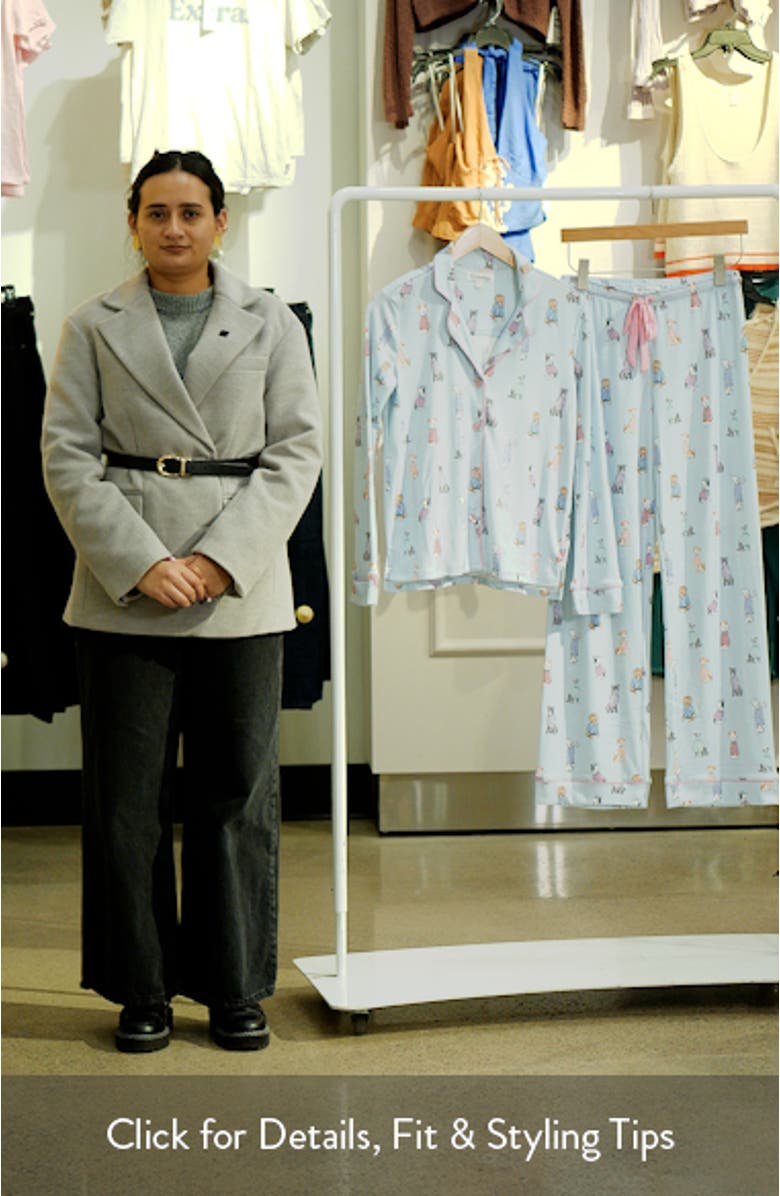 Doggone Cold Brushed Pointelle Pajamas, sales video thumbnail