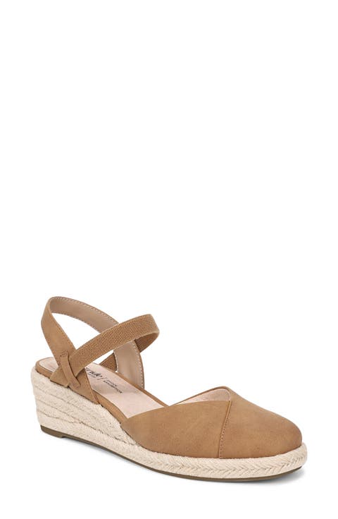 Pilar Slingback Espadrille Platform Wedge Sandal (Women)
