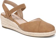 LifeStride Pilar Slingback Espadrille Platform Wedge Sandal