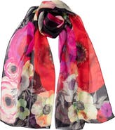 Elizabetta Campo de' Fiori - Long Sheer Silk Scarf for Women