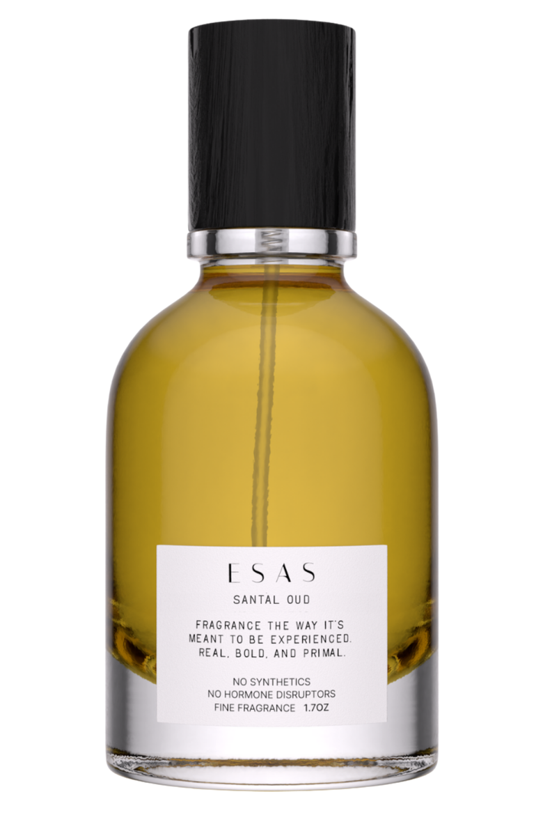 Santal Oud Organic Eau de Parfum - Sensual Vanilla & Creamy Sandalwood, Main, color, 1.7 oz