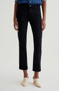 AG Mari Mid Rise Slim Straight Leg Crop Jeans