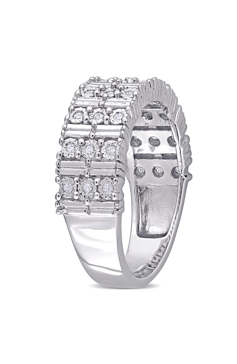 Julianna B. Diamond Anniversary Band Ring, Alternate, color, Sterling Silver