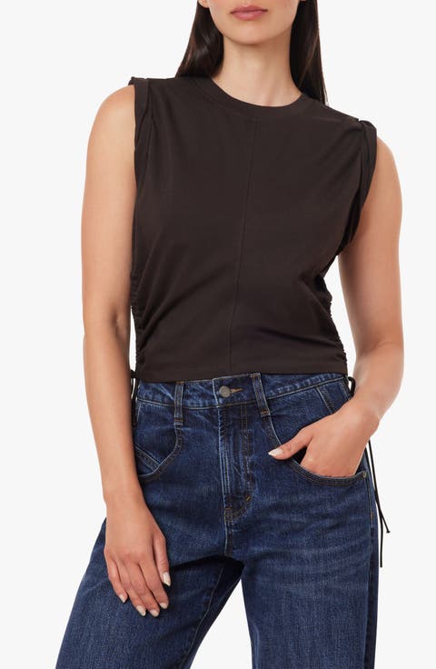 The Luna Cinched Cotton Top
