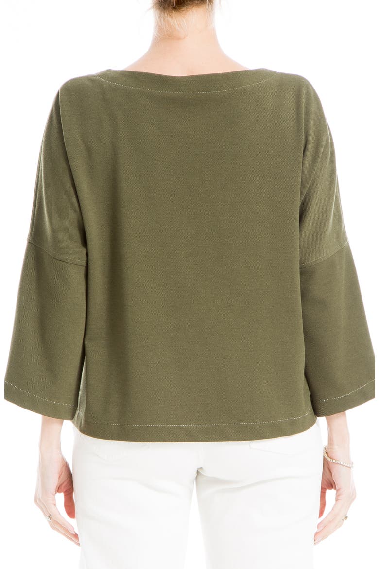 MAX STUDIO Contrast Stitch Top (Women) | Nordstromrack