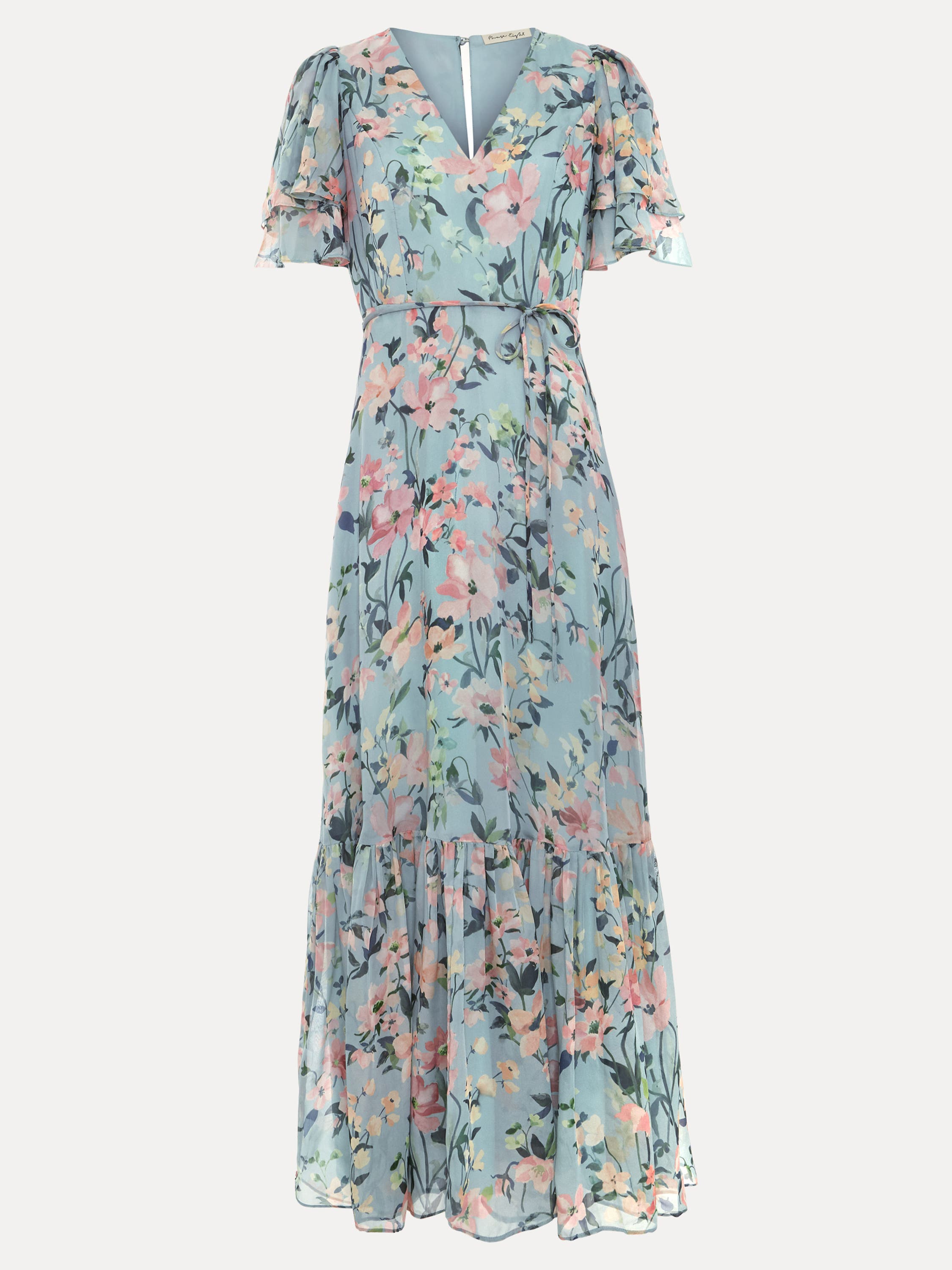 Violet V-Neck Maxi Dress - image 2