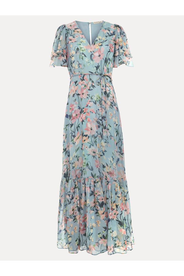 Violet V-Neck Maxi Dress, Alternate, color, Multi