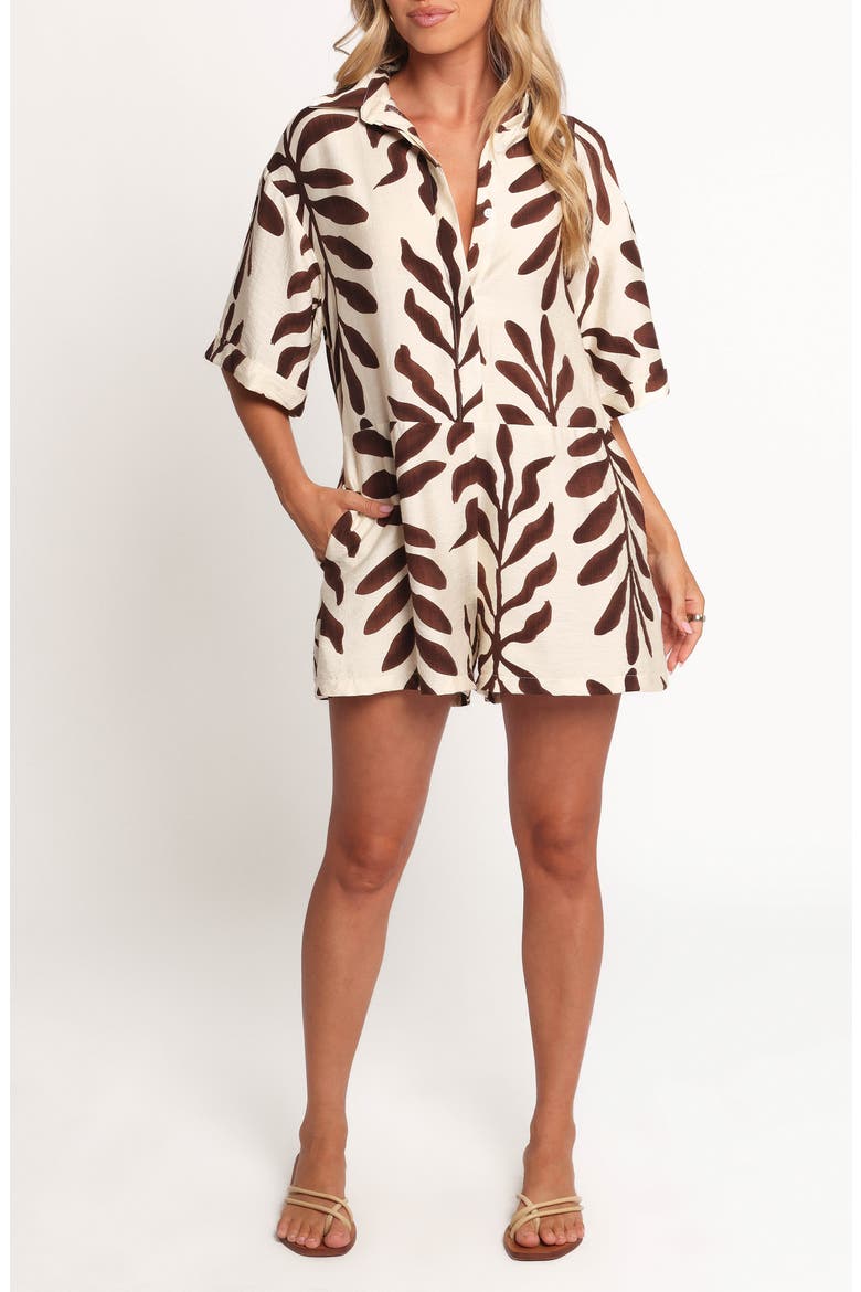 Kiya Romper, Main, color, BROWN PALM