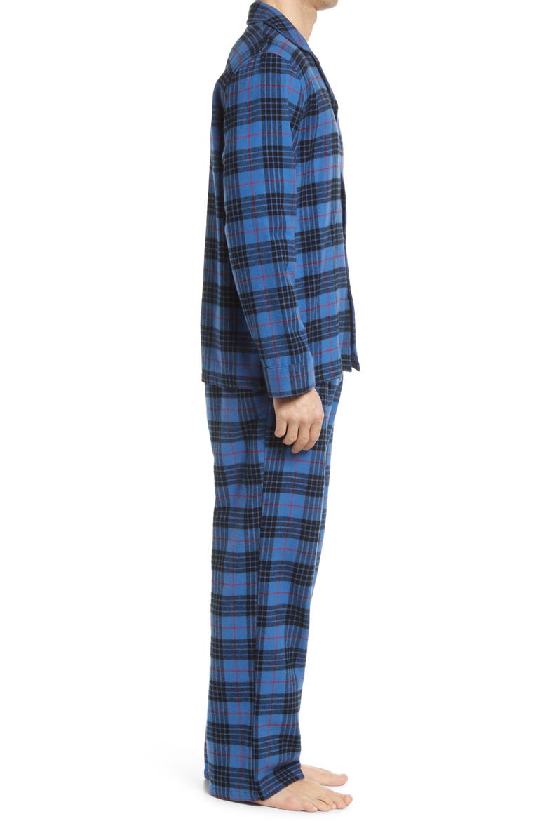 Men's Scotch Plaid Flannel Pajamas, Alternate, color, MORGAN