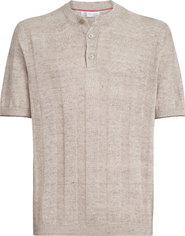 Brunello Cucinelli Henley collar T-shirt