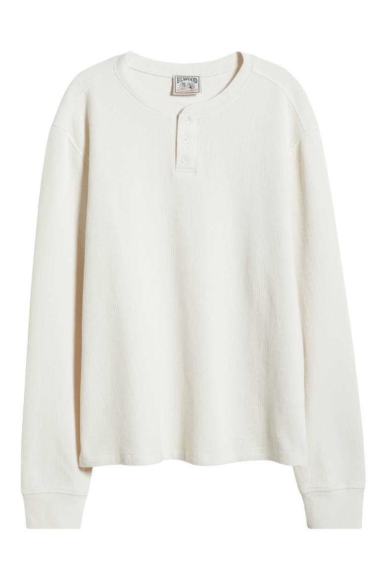 English Cotton Henley, Alternate, color, OFF WHITE