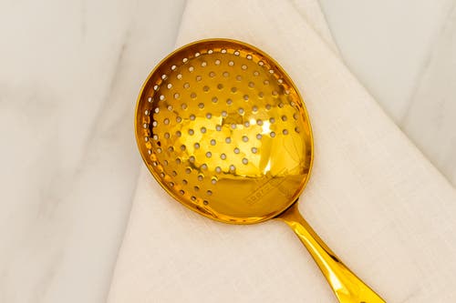 A Bar Above Gold Julep Cocktail Strainer In Gold