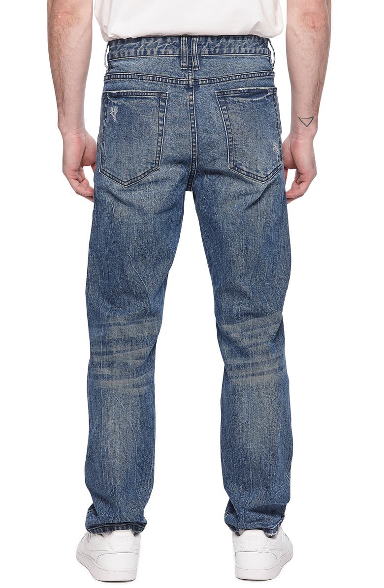 elevenparis Distressed Straight Leg Jeans, Alternate, color, 