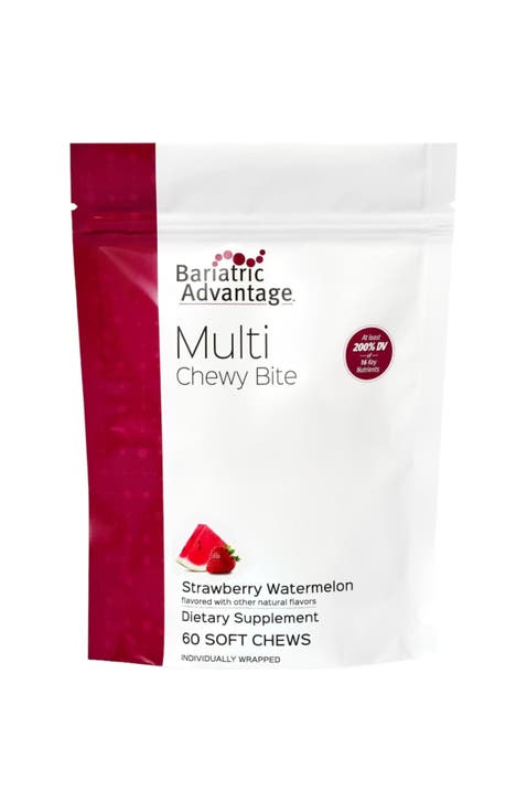 Multi Chewy Bite Strawberry Watermelon Soft Chew Multivitamin - 60 Count