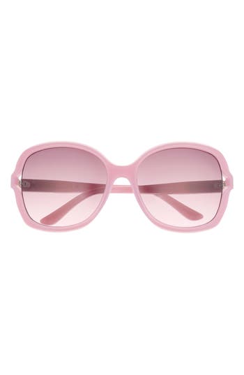 Guess 60mm Butterfly Gradient Sunglasses In Pink