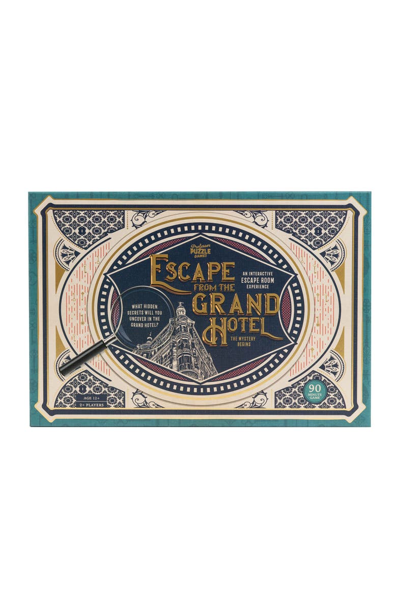 Professor Puzzle Escape Grand Hotel Escape Room Game, 12+, Alternate, color,