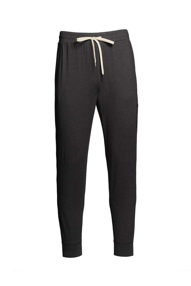 Everyday Drawstring Jogger, Alternate, color, Heather Black