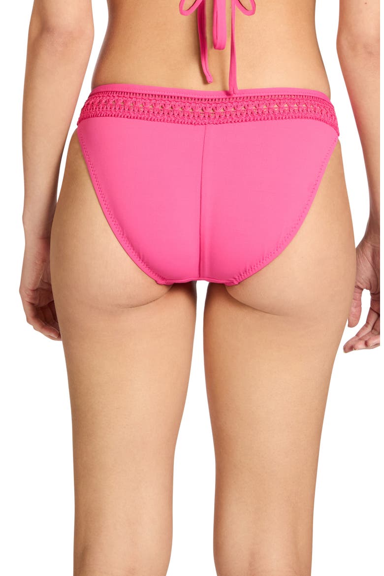 Isabelle Side Tie Bikini Bottoms, Alternate, color, STRAWBERRY