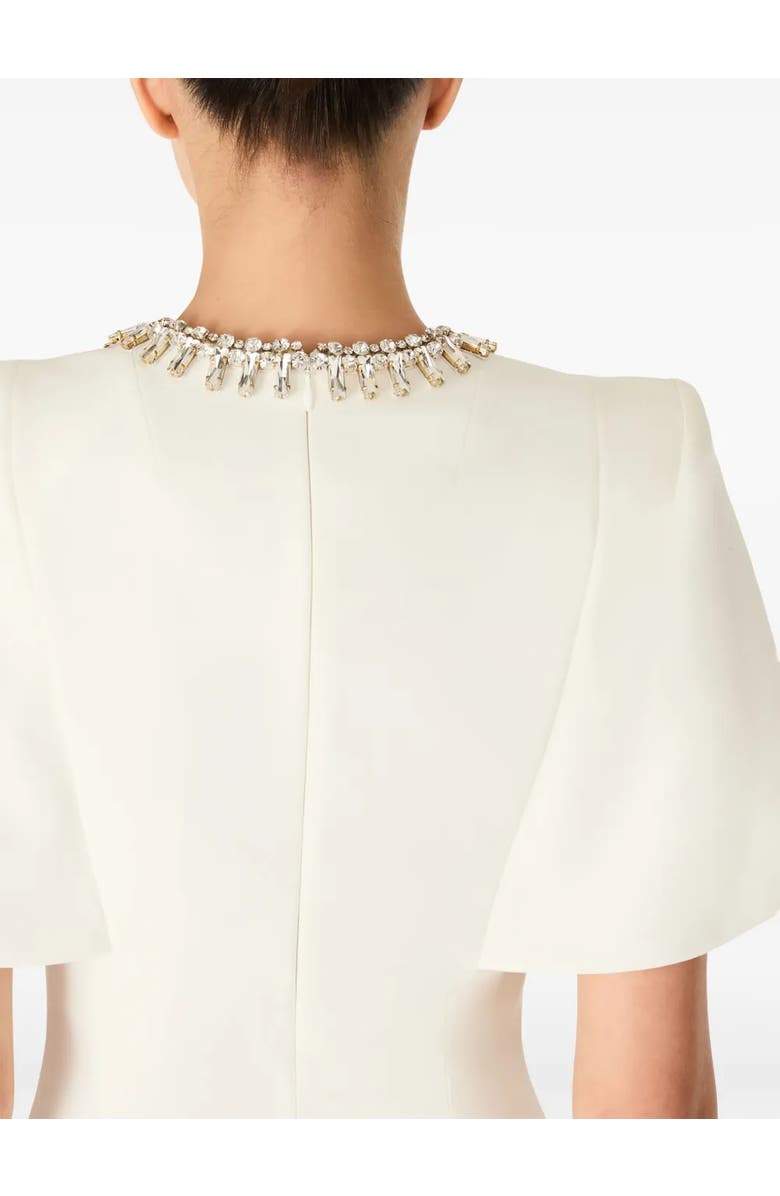 Jenny Packham Thalia Midi Dress, Alternate, color, Vanilla