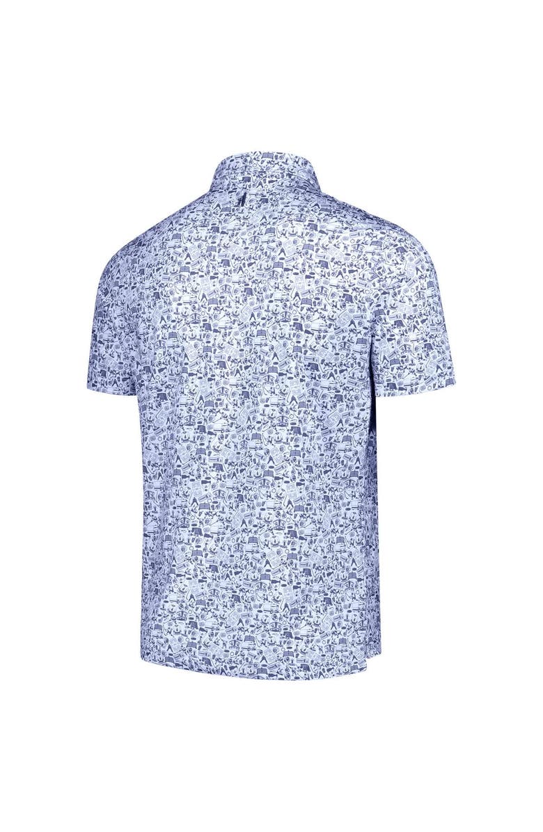 johnnie-O Men's johnnie-O Blue/White Tampa Bay Lightning Slapshot Polo, Alternate, color, Blue